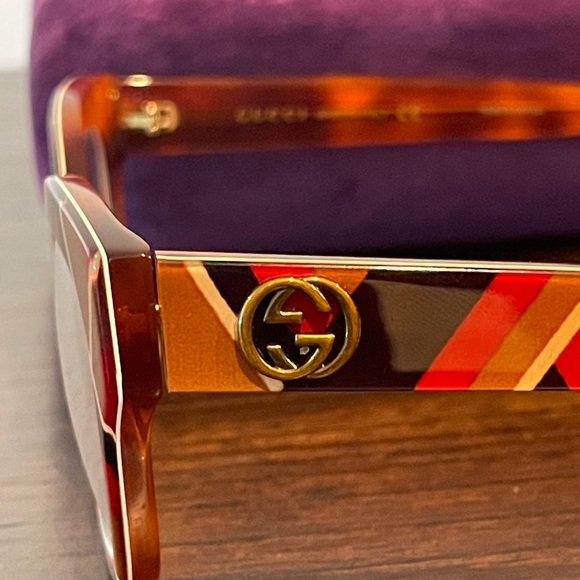 GUCCI Multi-Color Glasses w/Case - Picture 3 of 11
